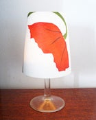 Image of Candle lampshade - poppy