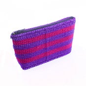 Image of Handmade Purse – Magenta & Purple