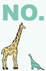 Image of Giclee Print - "No."