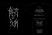 Image of Towers of Flesh - Grey Logo T- Shirt (W/Free Pin Badge)