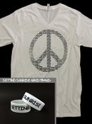 Image of Package "Peace Font Shirt + Wristband"
