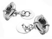 Image of Sail Away Life Buoy Cufflinks 