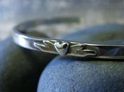 Image of "I am Blessed to have a Friend like You" sterling cuff bracelet