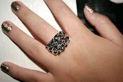 Image of Studded Metal Ring