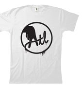 Image of A-Town Down Painted T-Shirt - White