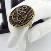 Image of Rusty Anchor Medium Sized Cocktail Ring