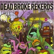 Image of 4 WAY SPLIT 7INCH KILLER DREAMER, UNDERGROUND RAILROAD TO CANDYLAND, TULSA, THE REACTION