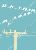 Image of Birds On A Wire Print - Available in 2 sizes