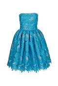 Image of Gemini Hand Cut Lace Dress