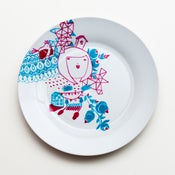 Image of Pink & blue plate