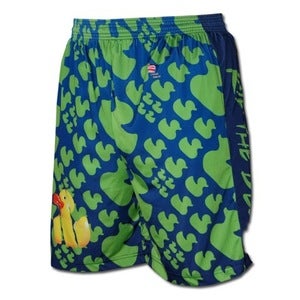 Image of Rip the Duck (Navy and Neon Green)