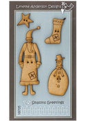 Image of Seasons Greetings button pack