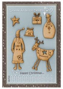 Image of Happy Christmas button pack