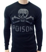 Image of Men's Old School Poison Long Sleeve Thermal Shirt
