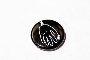 Image of Sad handsquid mini button