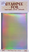 Image of Rainbow Silver Holographic Foil