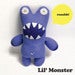 Image of Lil' Monster Pattern (PDF)