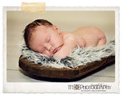 Image of IN STOCK - Grey, Ivory, Caramel, Moss Green, Black & Chocolate Fur Rug - 20"x22" - Photographer Phot