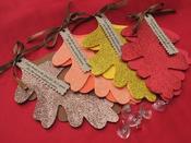 Image of Thanksgiving Day Leaf Window Decoration Kit