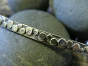 Image of "I will Travel down the Path of my Dreams" sterling cuff bracelet