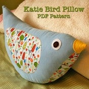 Image of Katie Bird Pillow PDF Sewing Pattern