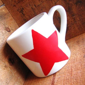 Image of Ceramic star cup - personalised