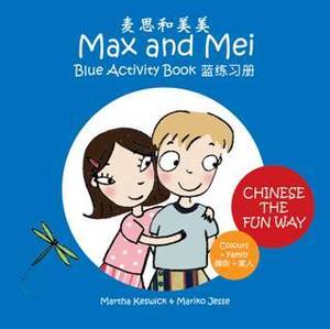 Image of Max and Mei Blue Activity Book - Colours and Family
