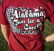 Image of Alabama Fans for a Cure! Houndstooth & Polka Dot Design