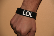 Image of Black LOL Bracelet