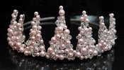 Image of Pink Champagne tiara 