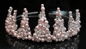 Image of Pink Champagne tiara 