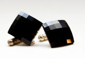 Image of Sterling Silver and Swarovski Crystal Cufflinks 