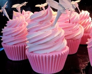 Image of LARGE BUTTERFLY CUPCAKE SOAP