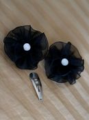 Image of Little Black Flower Clip