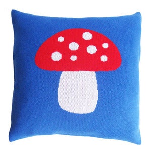 Image of Fairytale Forest- Blue Mushroom pillow case