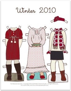 Image of Girl's Winter Line - Print It Yourself