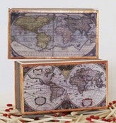 Image of Old World Map Matchbox