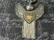 Image of As seen in SUNDANCE CATALOG, 2.5" sterling Angel Pendant