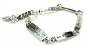 Image of Heavy Link "Believe in Yourself" bracelet