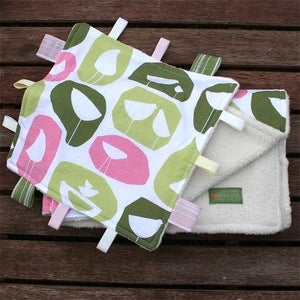 Image of ORGANIC Monaco Birds Blanket & Blankie Set