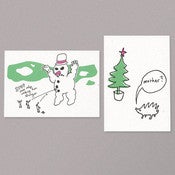 Image of XMAS CARD SET (4xCARDS)