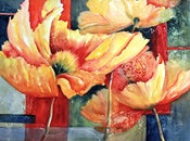 Image of Yellow Poppy Pattern