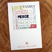 Image of Holiday Word Block