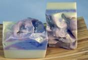 Image of Rose Pink on Purple Poseys Luxury Soap