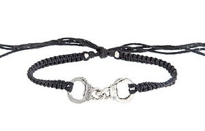 Image of Silver Handcuffs Link Friendship Bracelet