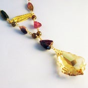 Image of TEMPLE OF LUXOR TOURMALINE NECKLACE