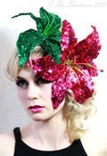 Image of Sequinned Lily Fascinator-more colours