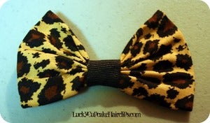 Image of Leopard Bows ( various colors)