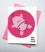 Image of Hello World Baby - in BLUE & PINK