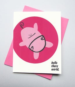 Image of Hello World Baby - in BLUE & PINK